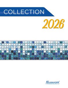 Frise autocollante Summertide piscine 14 ou 24 cm sur 5m