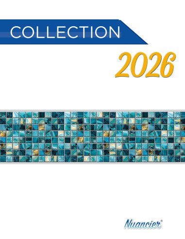 Frise autocollante Lagoon piscine 14 ou 24 cm sur 5m