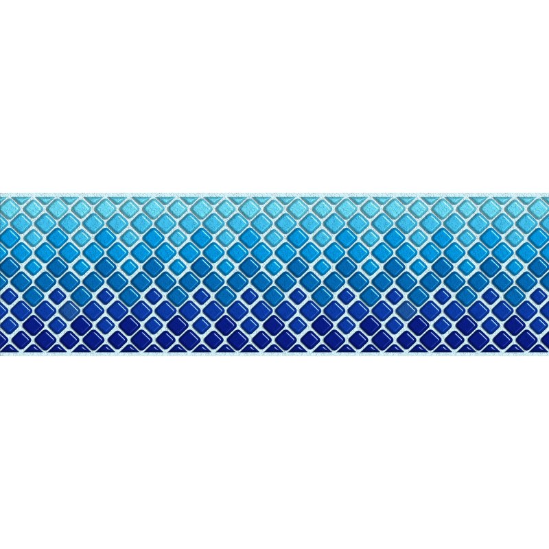 Frise Cristal Bleu adhésive