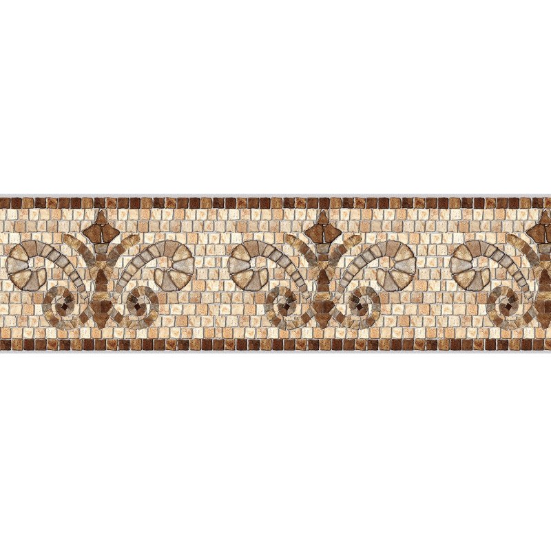 Friso de piedra de color beige adhesivo