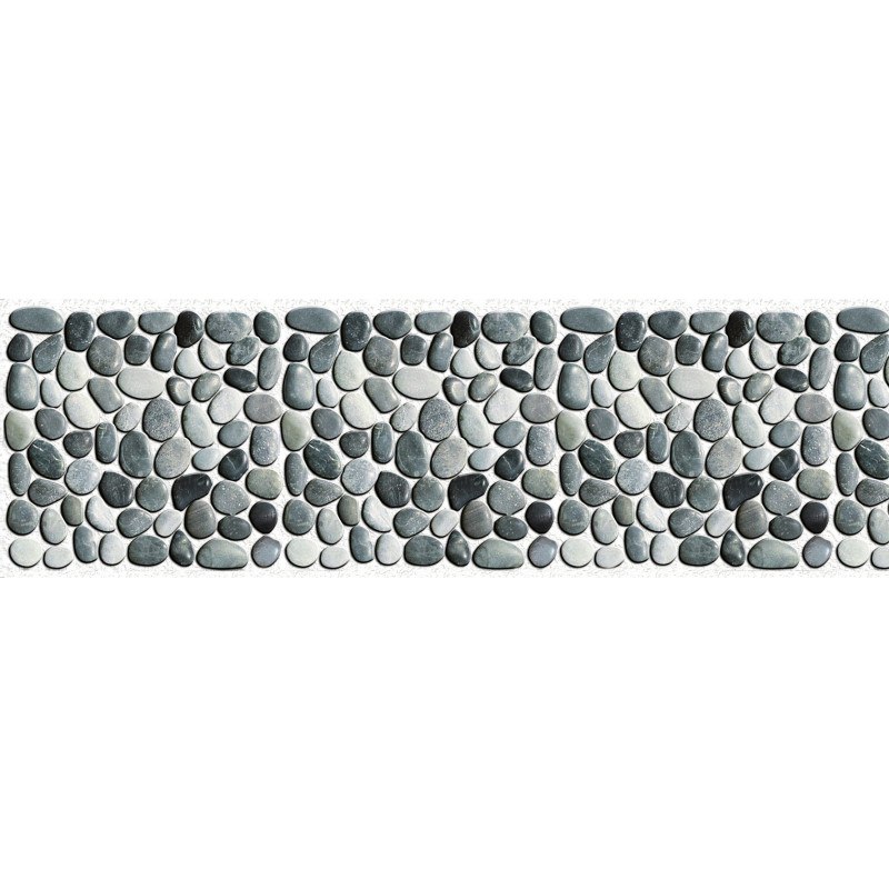 Frise Galet blanc Autocollante