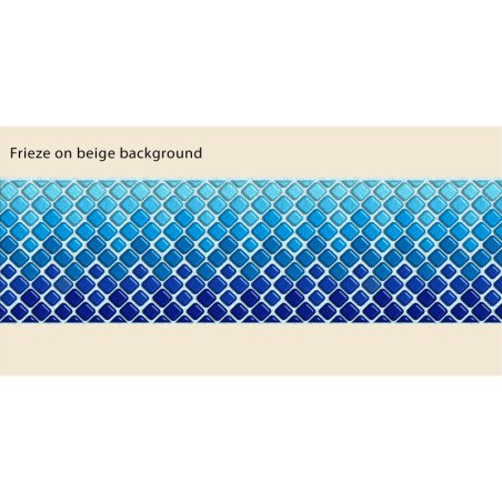 Frise Cristal Bleu adhésive