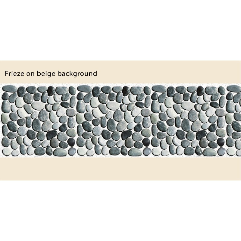 Friso Guijarros Blancos adhesivo