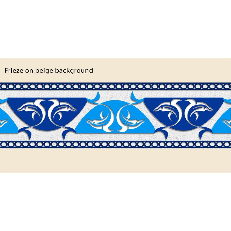 Adhesive Pool Border Dolphin