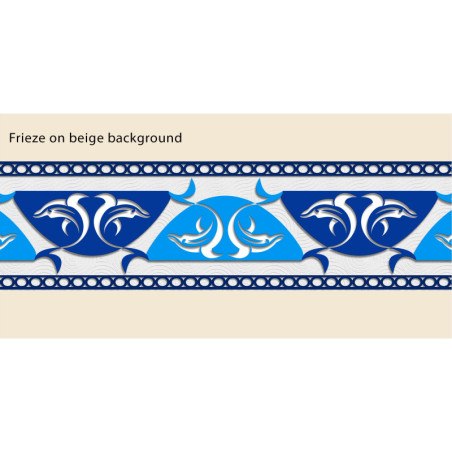 Adhesive Pool Border Dolphin