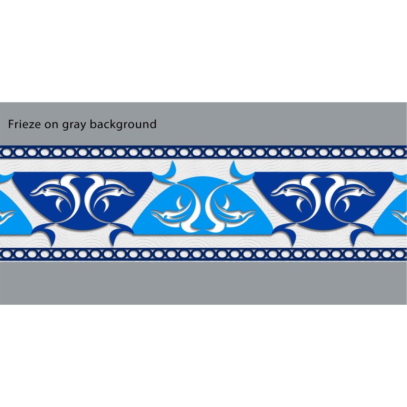 Fregio Dolphin adesivo