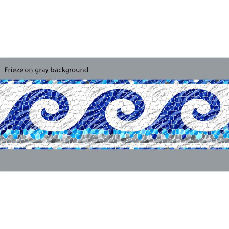 Adhesive Pool Border Rio