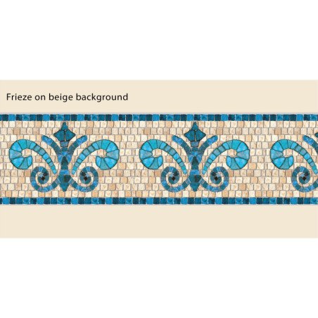 Adhesive Pool Border Stone Blue