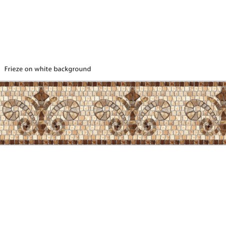 Fregio en pierre Beige adesivo