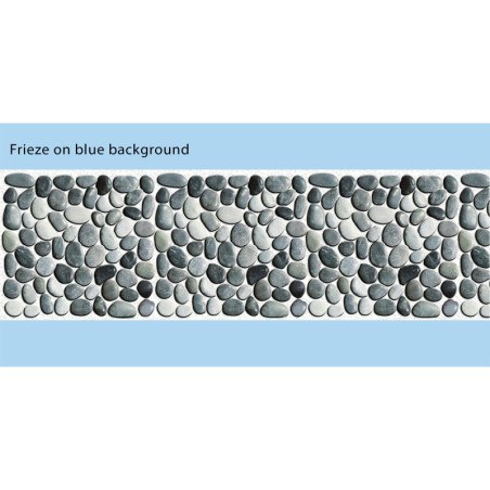 Adhesive Pool Border White Shingle