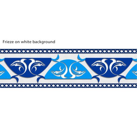 Frise Dolphin Auto-adhésive