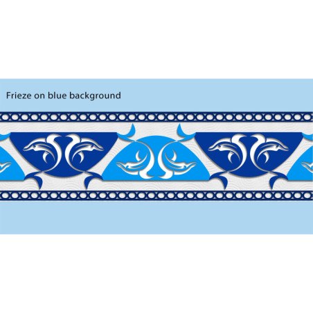 Adhesive Pool Border Dolphin