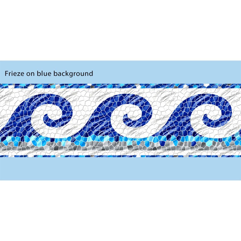 Adhesive Pool Border Rio