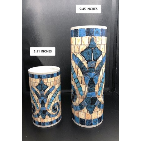 Friso de piedra azul adhesivo - Friso para piscina